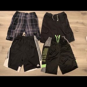 Cargo shorts and sports shorts